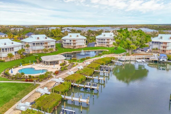 2nd Pool & Clubhouse overlook the marina