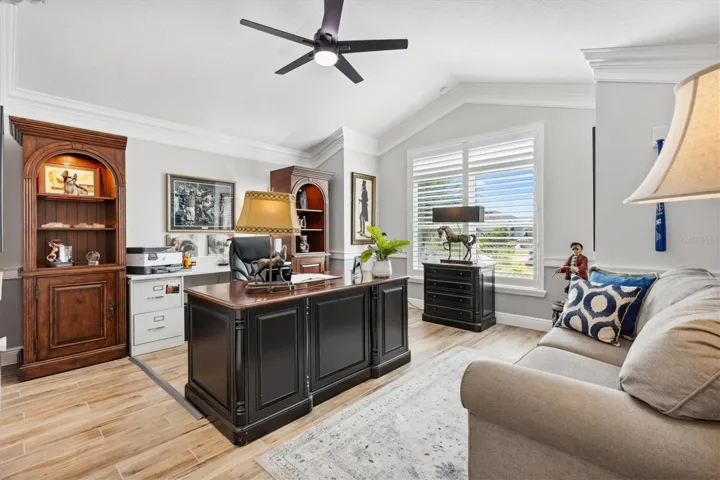 FRONT BEDROOM USED AS AN OFFICE