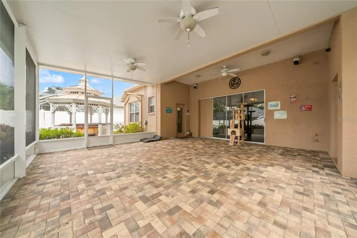 Screened in and spacious