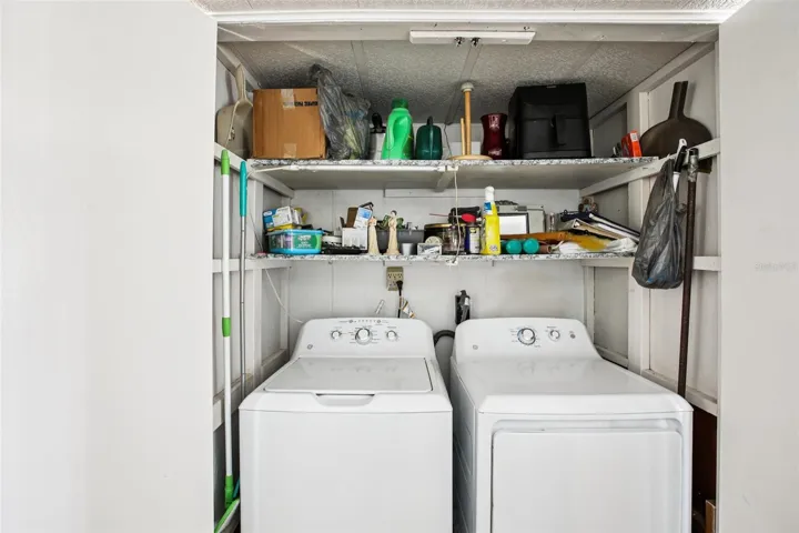 Laundry room.