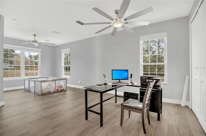 Bright and spacious upstairs loft — ideal for home office, playroom, or flex living space with abundant natural light.”