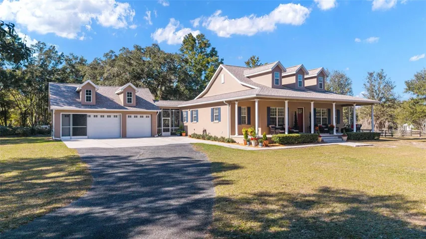 Custom Built Farmhouse on 5.81 acres!