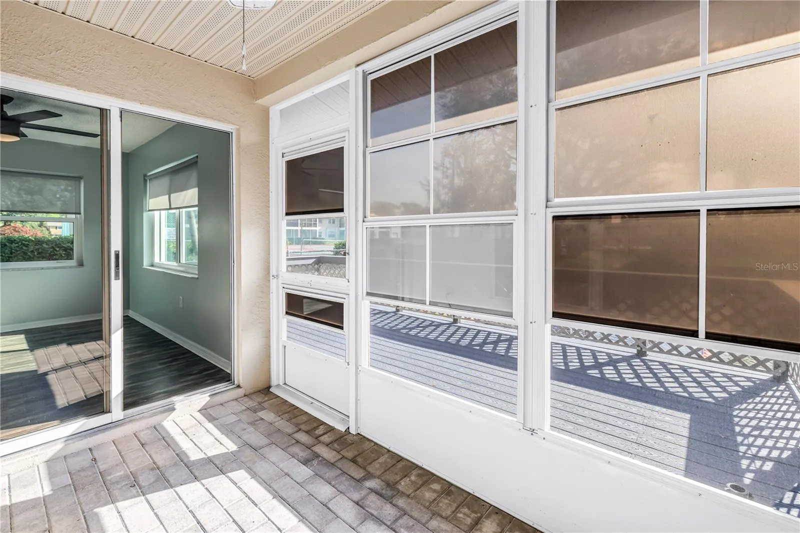 Lanai-screened and windows