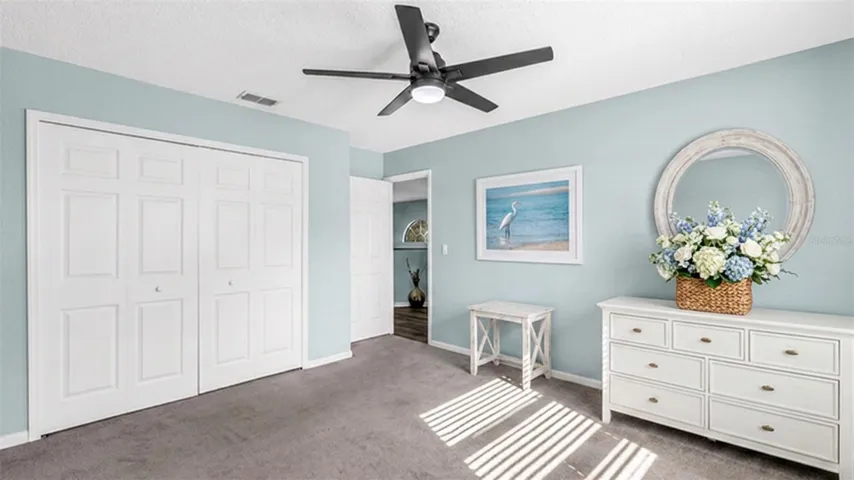 Virtual staged 2nd bedroom
