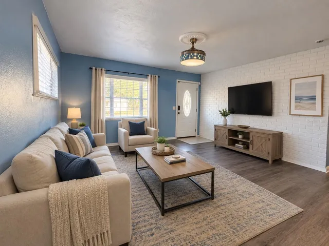 Living Room - Virtually Staged