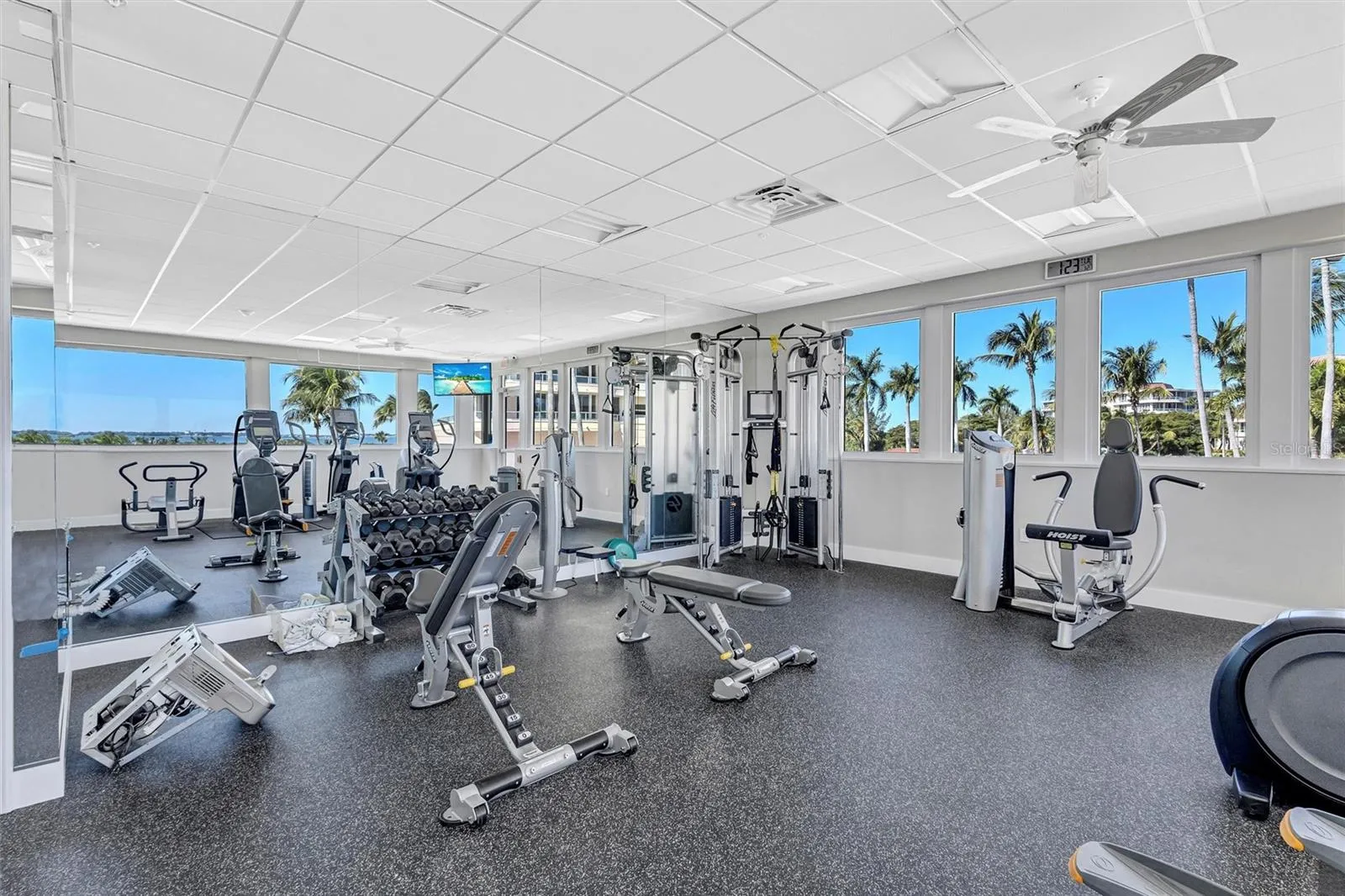 Grand Bay's Remodeled Entertainment Center, Lounge, Fitness Center