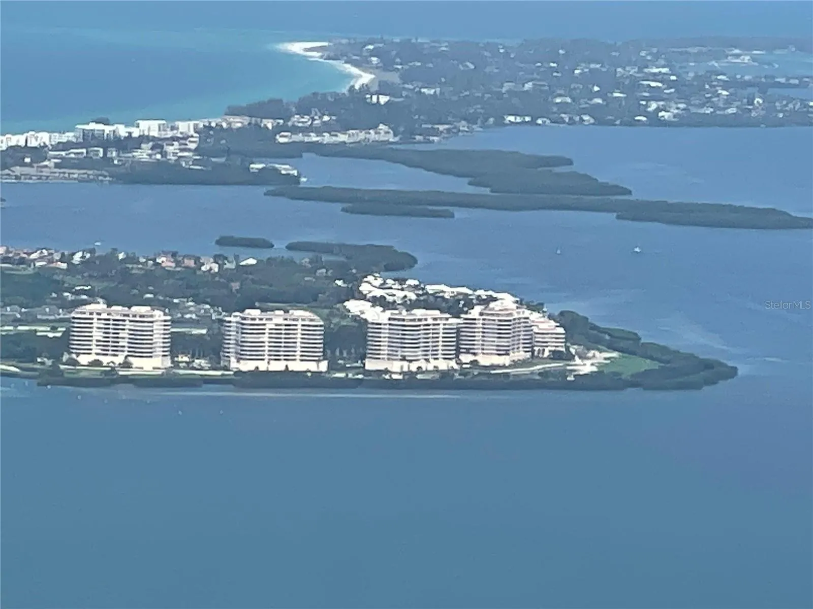 Aerial View of the Grand Bay Community on Bishop’s point, Longboat Key