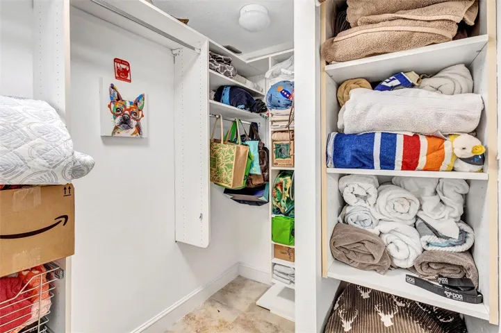 Primary Suite offers large Closet Built-Ins with three separate Closets