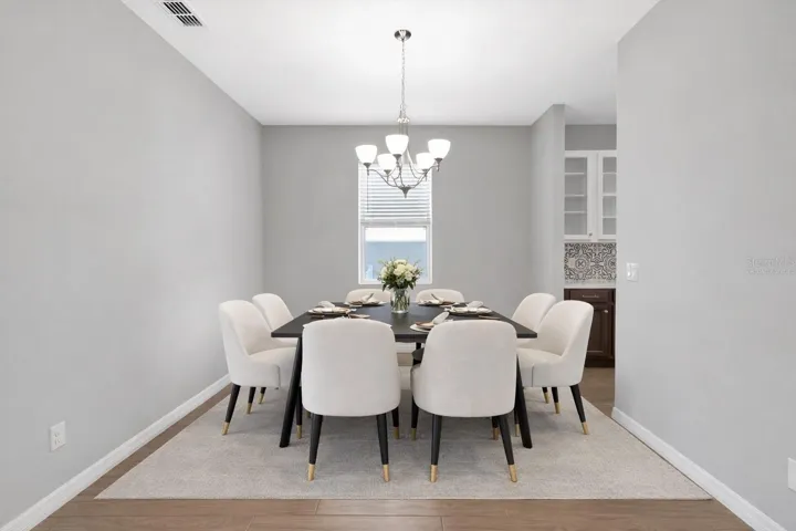 Dining Room Virtually Staged