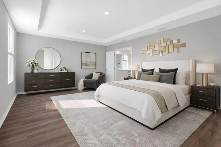 Primary Bedroom Second Floor Virtually Staged