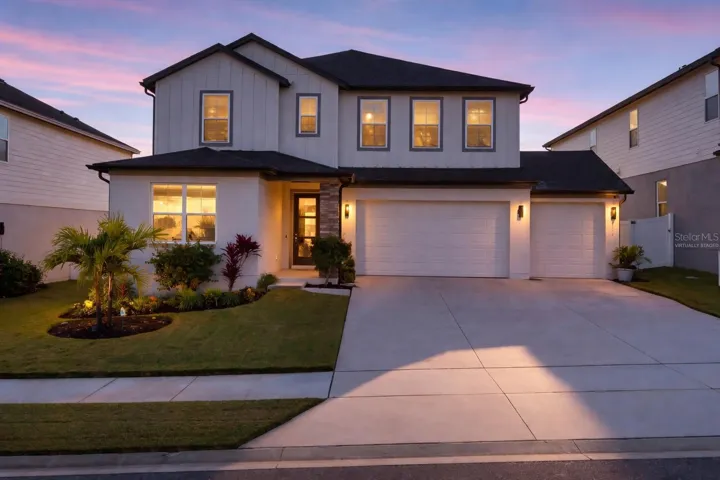 Twilight Exterior Virtually Staged