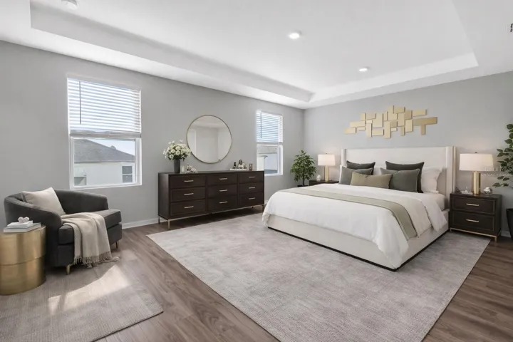 Primary Bedroom Second Floor Virtually Staged