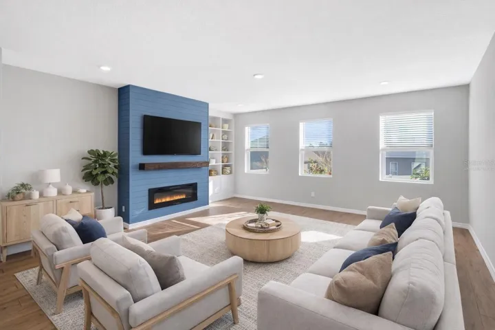 Living Room Virtually Staged