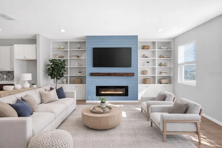 Living Room Virtually Staged