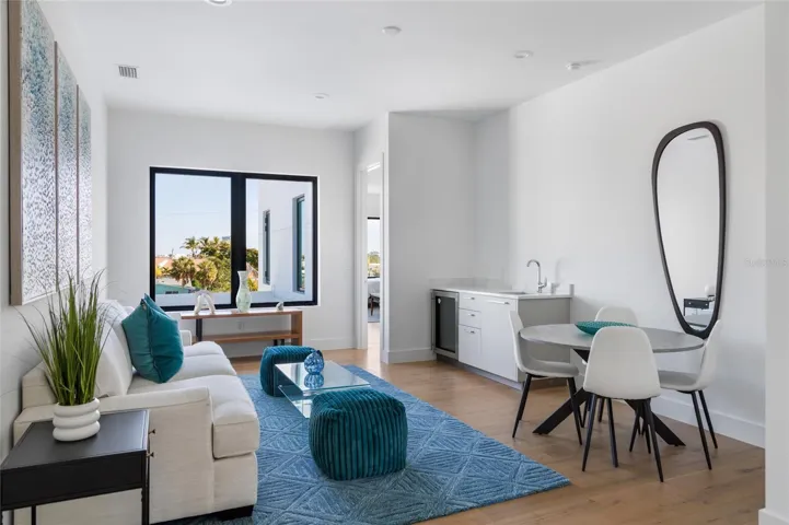 Upstairs lounge/living room—perfect for guests &amp; entertaining