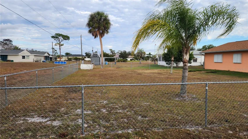Fenced Back Yard