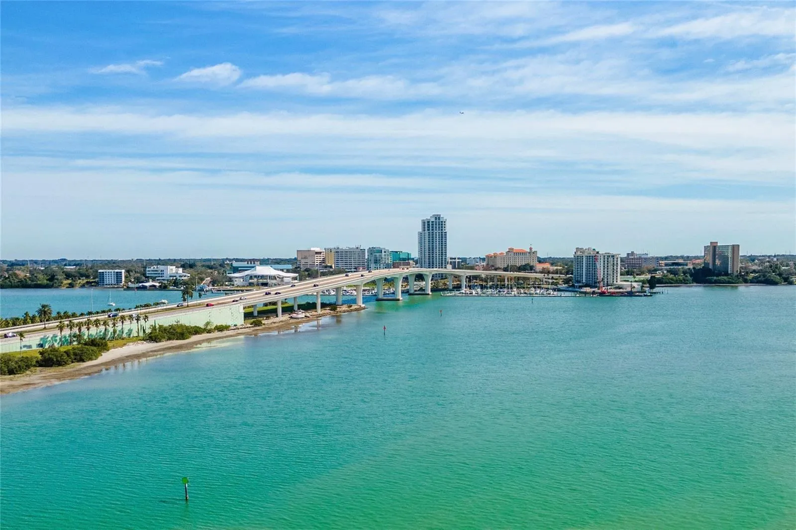 bridge to clearwater beach from downtown