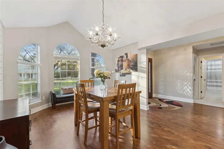 Formal dining space.