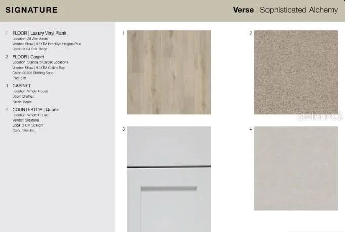 10628 Orbit Terrace - Design Selections.  Home is under construction and selections are subject to change.