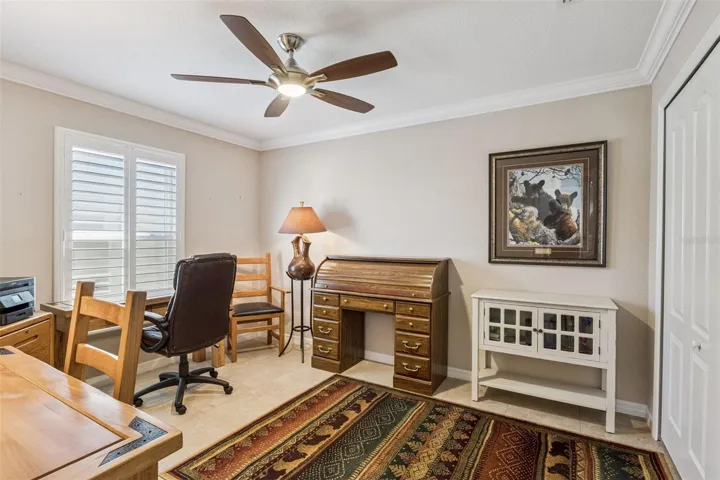 Bedroom #3 was used as an office