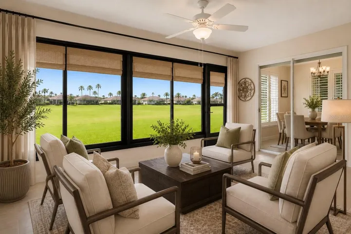Florida Room w/Views of Fairway #2 - Virtual
