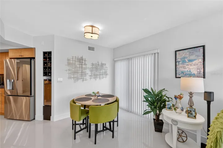dinette near family room