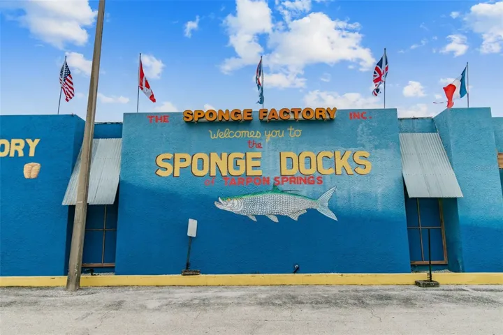 Historic Sponge Docks 2 miles from home