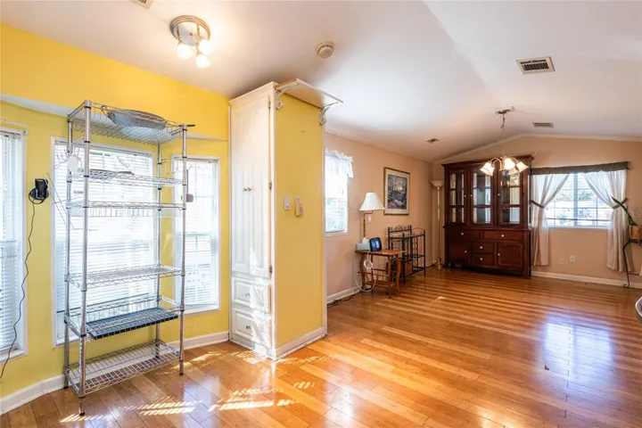 Kitchen to large dining room