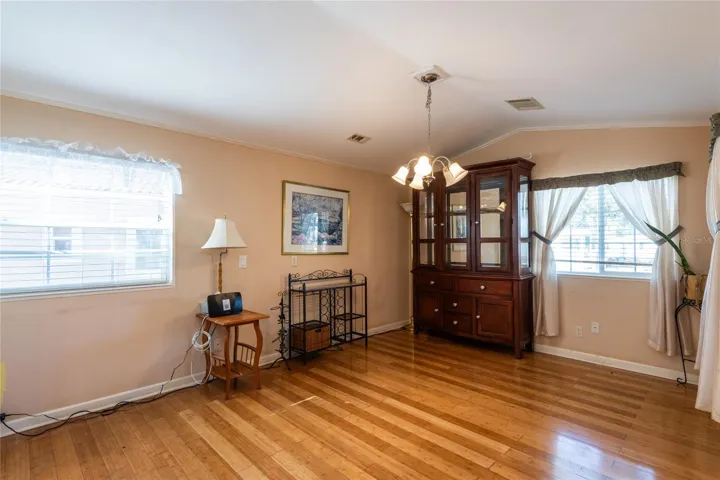 Dining area off kitchen
