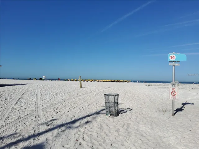 Beach across the street