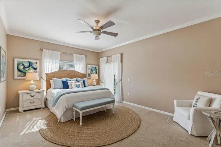 Master Bedroom - virtually staged