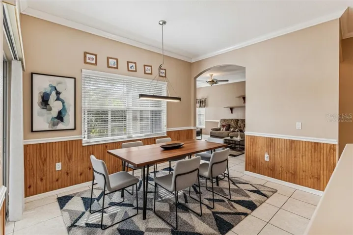 Virtually staged kitchen furniture