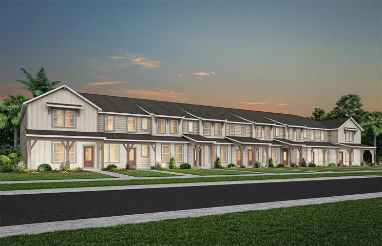 Exterior Design. Artistic rendering for this new construction home. Pictures are for illustrative purposes only. Elevations, colors and options may vary.