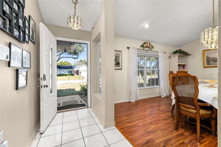 Entryway opening to Formal Dining Room