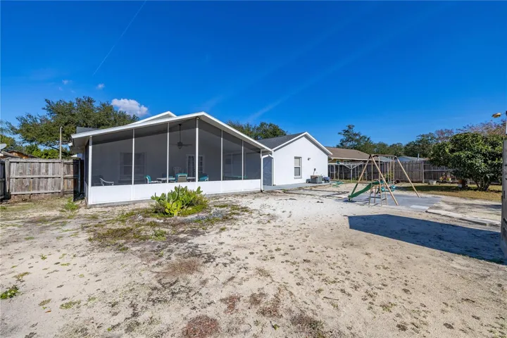 Large Fenced In Backyard