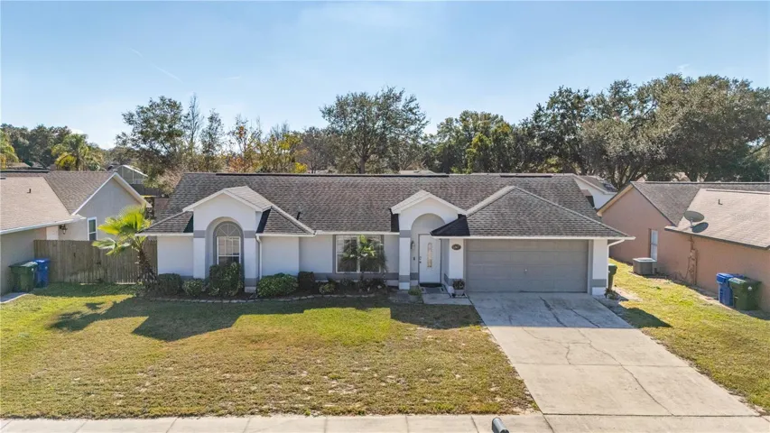 Aerial View on Front of the Home