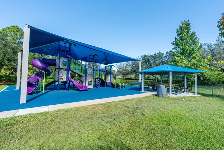 Community playground/picnic area.