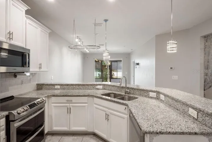Granite Counters in Kitchen