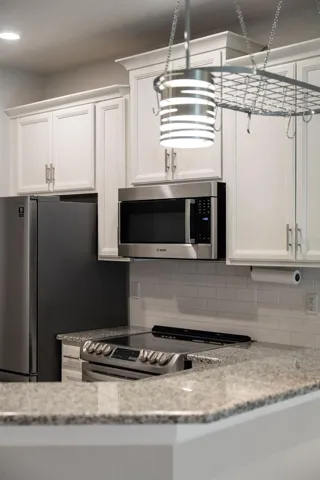 Pendant Lights with Hanging Pot Rack