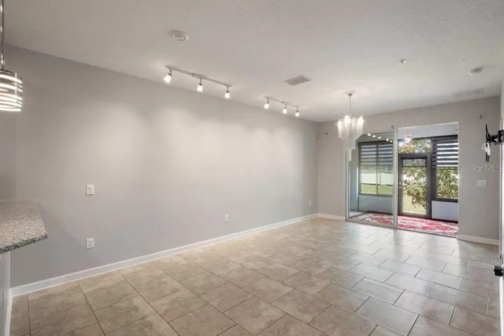Great Room Looking Toward Enclosed Porch Bonus Room