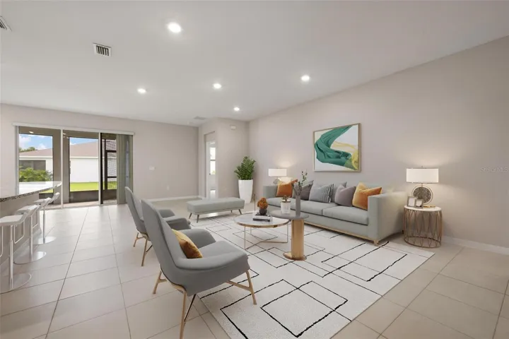 Spacious living area