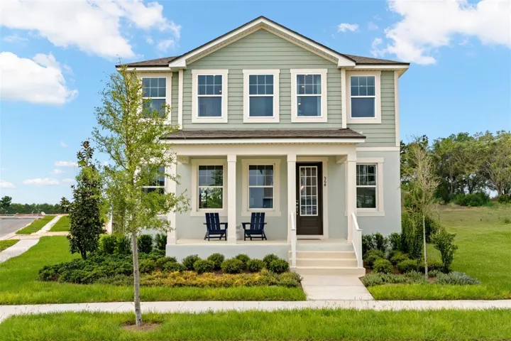 Rainwood - Talquin Floorplan - Colonial Revival Elevation - Model Home