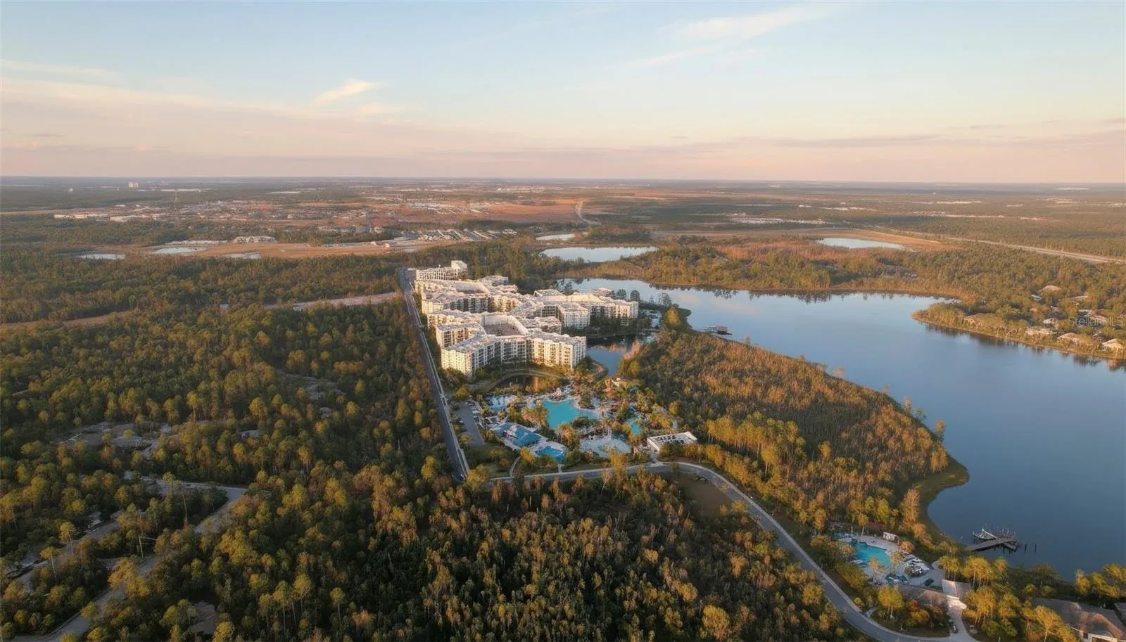 Aerial View of Grove Resort