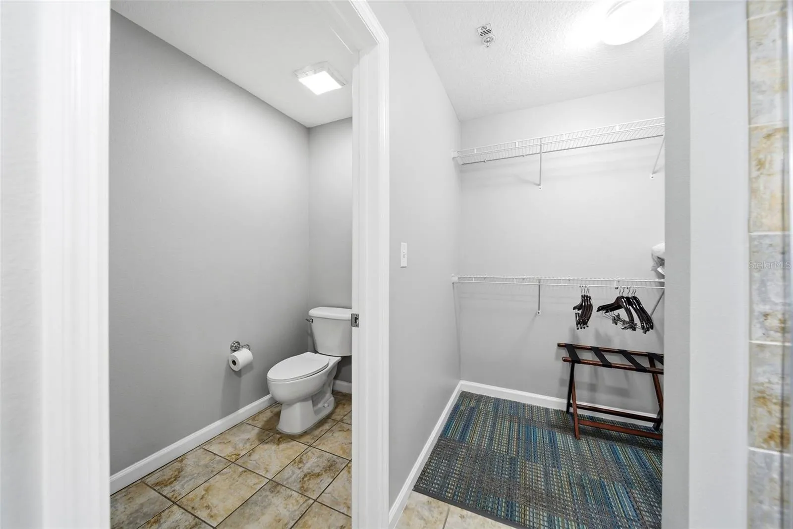 Bathroom 2 private toilet and walk-in closet