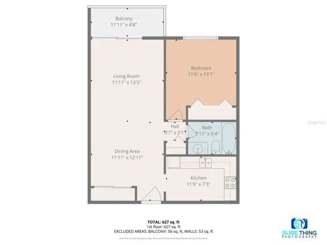 2711 N Halifax Ave, #370 Floor Plan