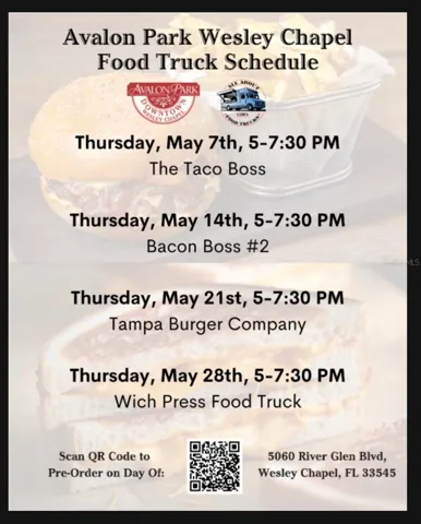 FOOD TRUCK SCHEDULE