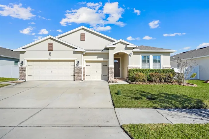 Exterior with 3 car garage