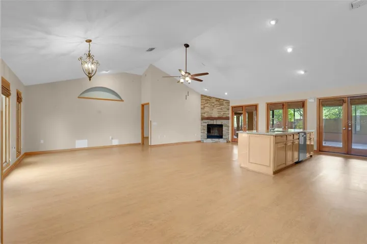 Great Room view from front entrance.