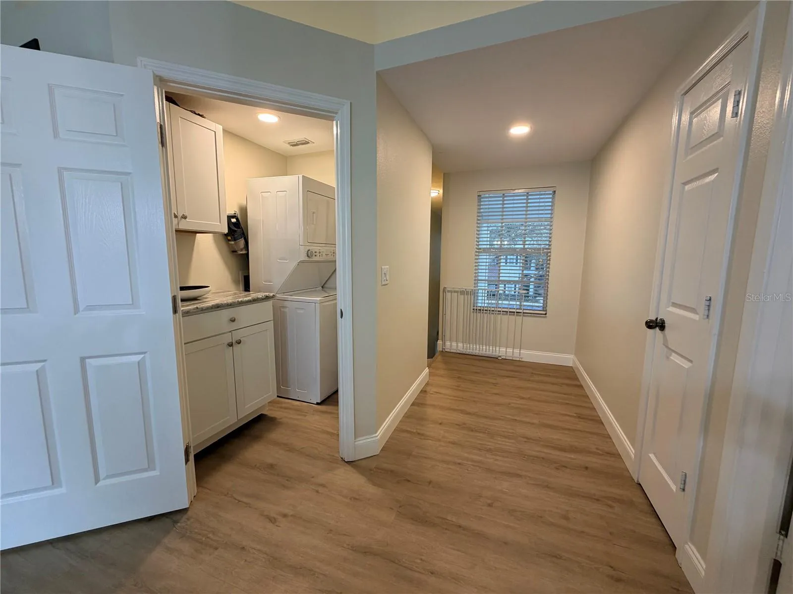 entry way upstairs &amp; laundry room