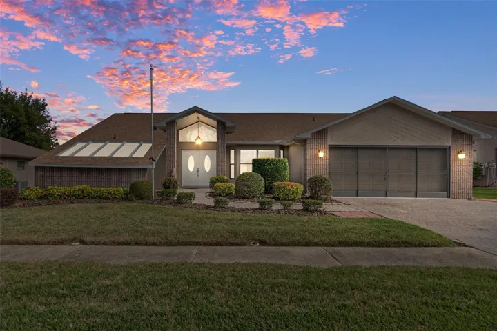 Beautiful curb appeal with virtual twilight effect.